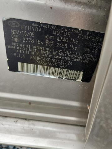 55851386 :رقم المزاد ، KMHFC46F36A050524 vin ، 2006 Hyundai Azera مزاد بيع