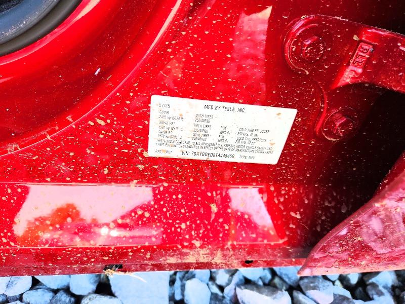 2026 Tesla Model Y მანქანა იყიდება აუქციონზე, vin: 7SAYGDED8TA445450, აუქციონის ნომერი: 56324226