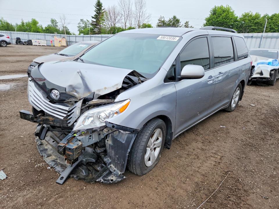 Продаж на аукціоні авто 2017 Toyota Sienna, vin: 5TDKZ3DC3HS889907, номер лоту: 58612036