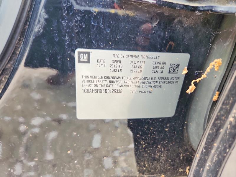Продажа на аукционе авто 2013 Cadillac Ats, vin: 1G6AH5RX3D0126338, номер лота: 58778166