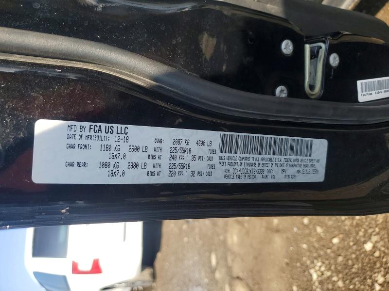 Продаж на аукціоні авто 2019 Jeep Compass, vin: 3C4NJDCB1KT673330, номер лоту: 56462886