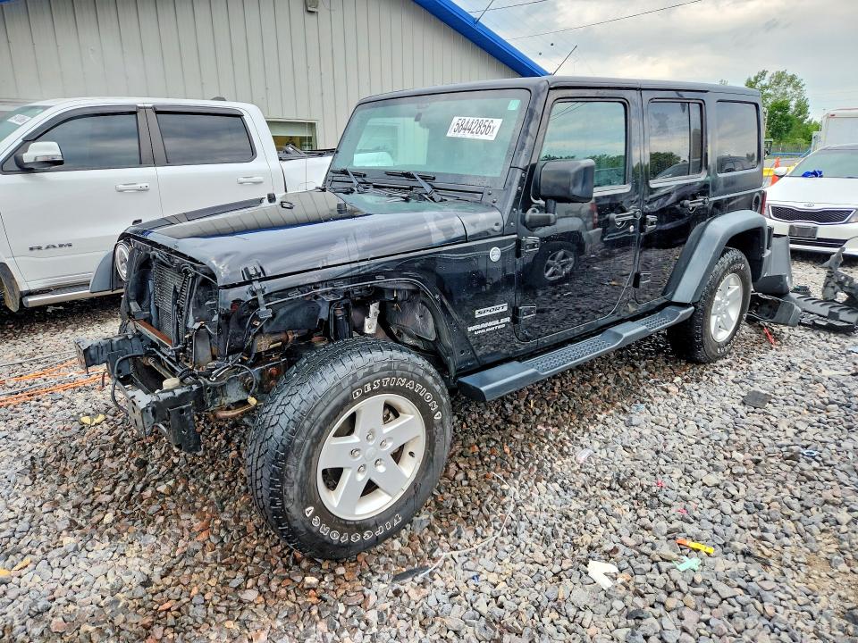 Auction sale of the 2015 Jeep Wrangler Unlimited, vin: 1C4BJWDG2FL693676, lot number: 58442856