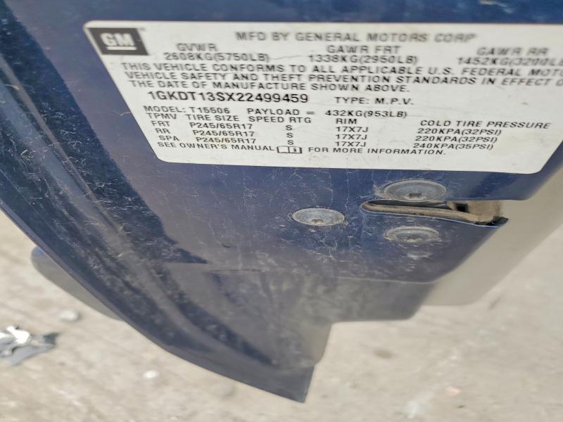 Продажа на аукционе авто 2002 Gmc Envoy, vin: 1GKDT13SX22499459, номер лота: 58088506