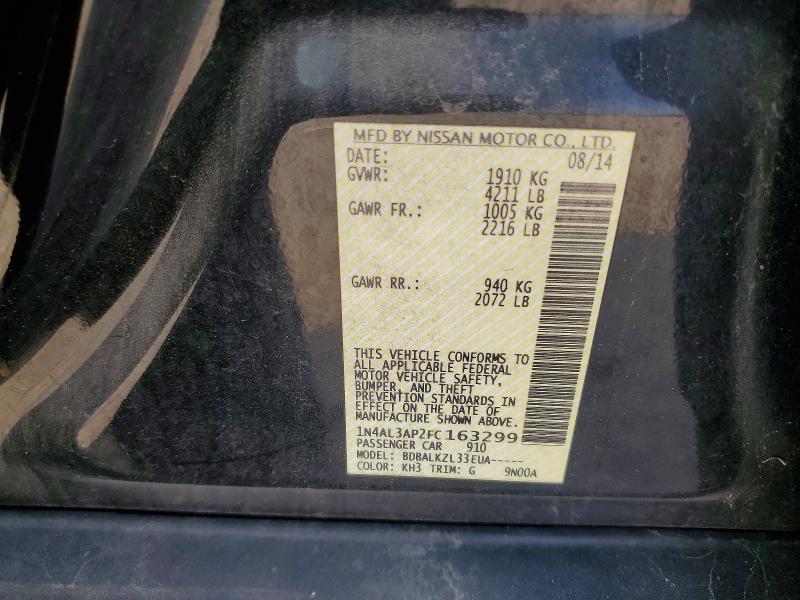 58220066 :رقم المزاد ، 1N4AL3AP2FC163299 vin ، 2015 Nissan Altima مزاد بيع