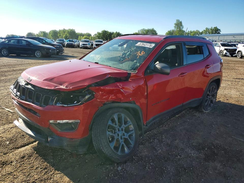 Продажа на аукционе авто 2021 Jeep Compass, vin: 3C4NJDEB7MT567044, номер лота: 57843176