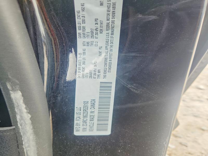 58964516 :رقم المزاد ، 2C4RC1BG2SR539193 vin ، 2025 Chrysler Pacifica مزاد بيع