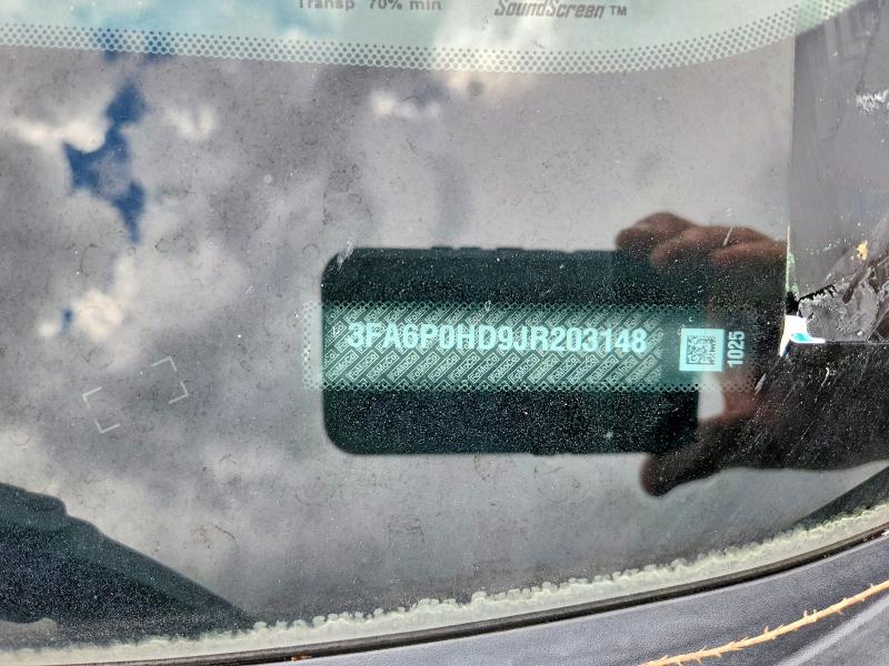 Продажа на аукционе авто 2018 Ford Fusion, vin: 3FA6P0HD9JR203148, номер лота: 58605436