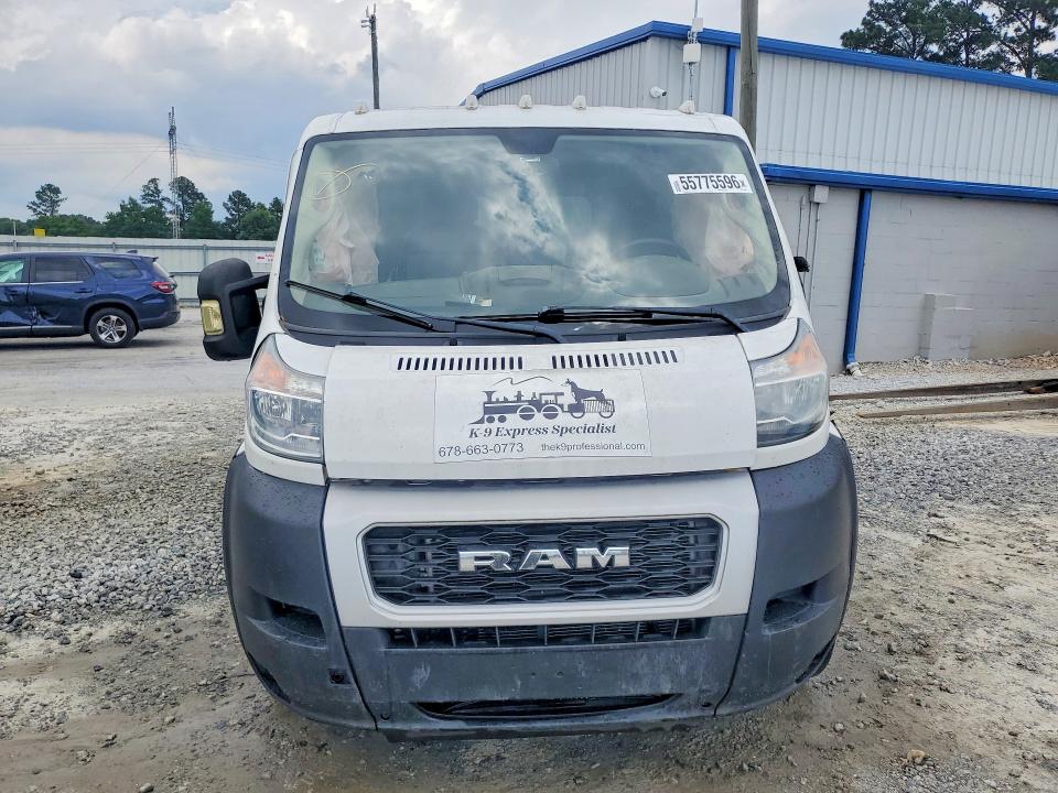 55775596 :رقم المزاد ، 3C6TRVAG7KE508348 vin ، 2019 Ram Promaster 1500 مزاد بيع