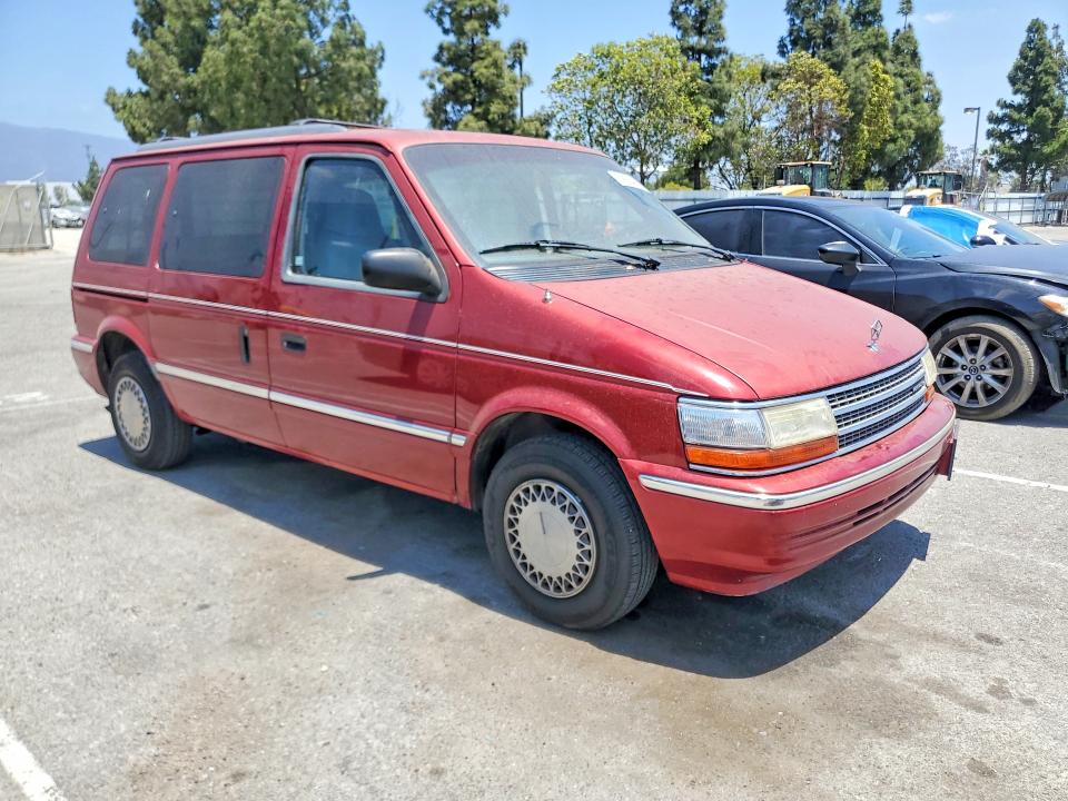 59184396 :رقم المزاد ، 2P4GH4535NR649321 vin ، 1992 Plymouth Voyager مزاد بيع