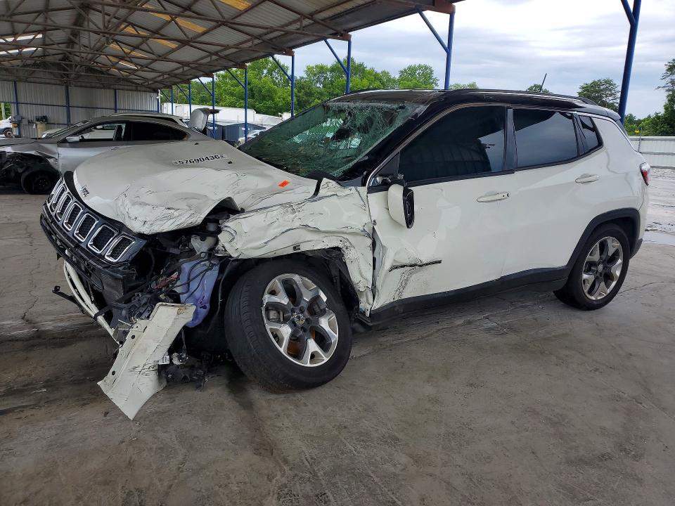 57690436 :رقم المزاد ، 3C4NJCCB0LT125721 vin ، 2020 Jeep Compass مزاد بيع