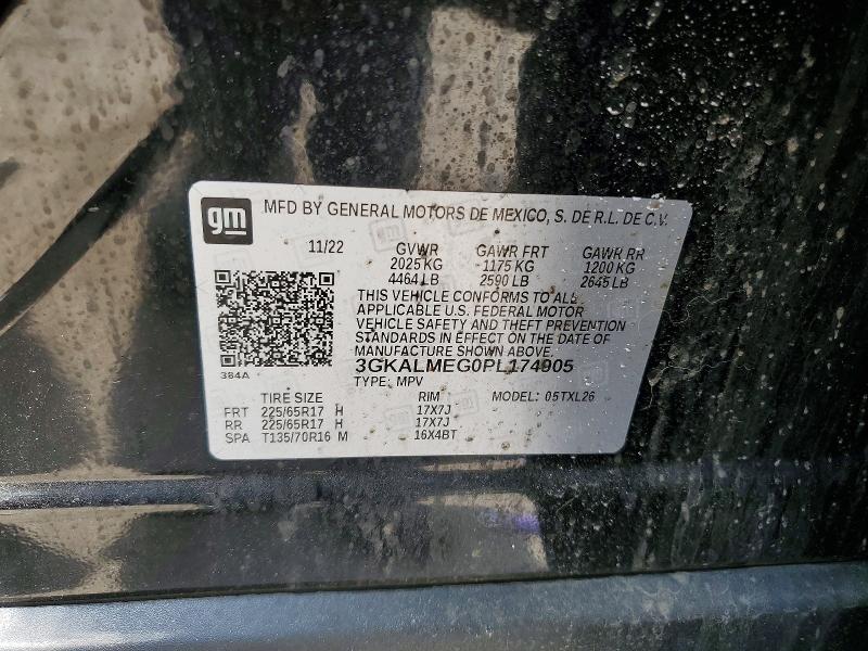 2023 Gmc Terrain მანქანა იყიდება აუქციონზე, vin: 3GKALMEG0PL174905, აუქციონის ნომერი: 56436806