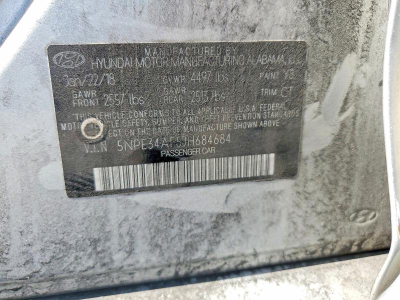Aukcja sprzedaży 2018 Hyundai Sonata, vin: 5NPE34AF5JH684684, numer aukcji: 56968796