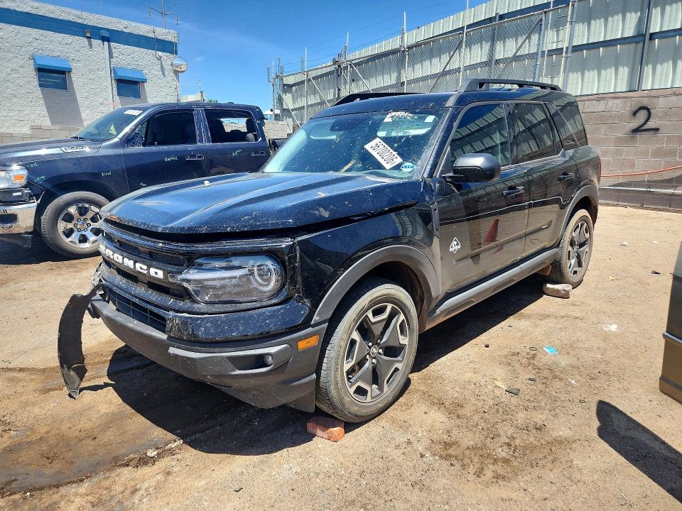 56700206 :رقم المزاد ، 3FMCR9C69PRE11538 vin ، 2023 Ford Bronco Sport مزاد بيع