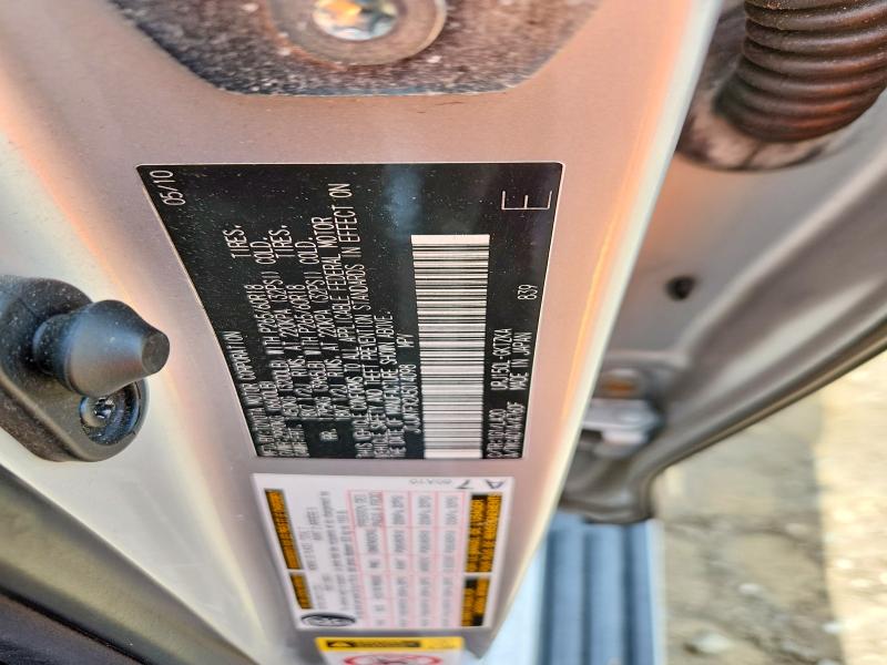 58801806 :رقم المزاد ، JTJJM7FX2A5014098 vin ، 2010 Lexus Gx مزاد بيع