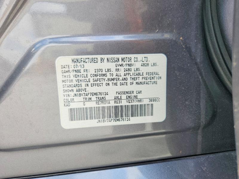 Продажа на аукционе авто 2014 Infiniti Q50, vin: JN1BV7AP7EM676124, номер лота: 56933736