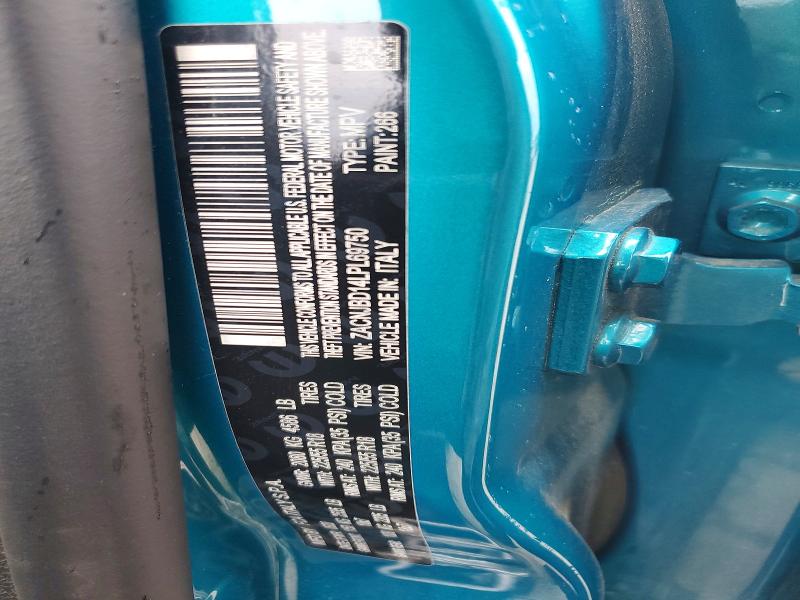 2020 Jeep Renegade მანქანა იყიდება აუქციონზე, vin: ZACNJBD14LPL69750, აუქციონის ნომერი: 59001866