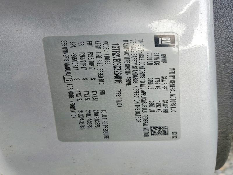 Продажа на аукционе авто 2012 Gmc Sierra, vin: 1GTR2VE06CZ264816, номер лота: 55180976
