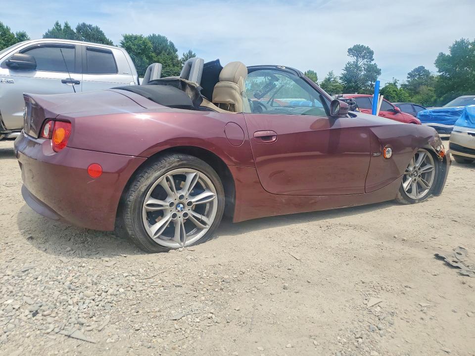 56467806 :رقم المزاد ، 4USBT53404LU06189 vin ، 2004 Bmw Z4 مزاد بيع