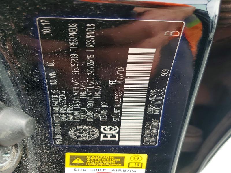 56754056 :رقم المزاد ، 5TDJZRFH4JS523628 vin ، 2018 Toyota Highlander مزاد بيع