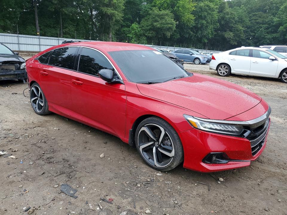 Продажа на аукционе авто 2021 Honda Accord, vin: 1HGCV1F47MA078680, номер лота: 57528836