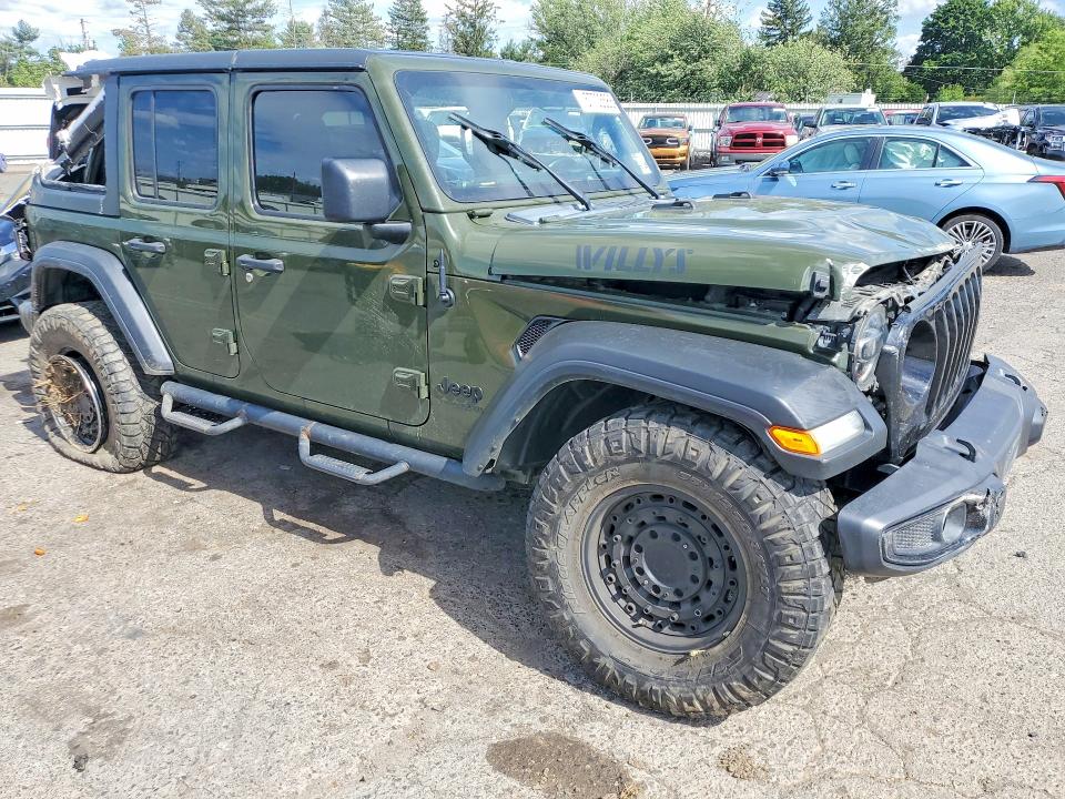 57703586 :رقم المزاد ، 1C4HJXDG2MW612851 vin ، 2021 Jeep Wrangler Unlimited مزاد بيع