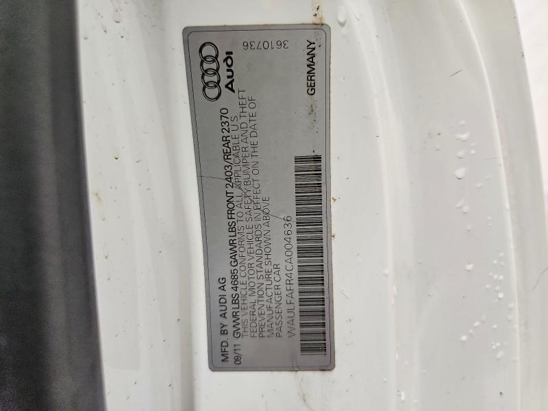 Продаж на аукціоні авто 2012 Audi A5, vin: WAULFAFR4CA004636, номер лоту: 59109336