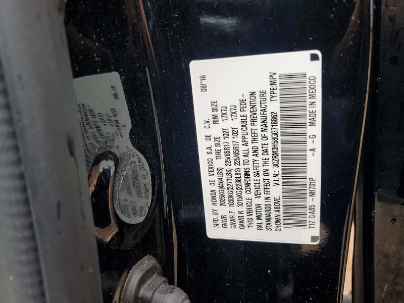 Aukcja sprzedaży 2016 Honda Cr-v, vin: 3CZRM3H58GG718862, numer aukcji: 55147696