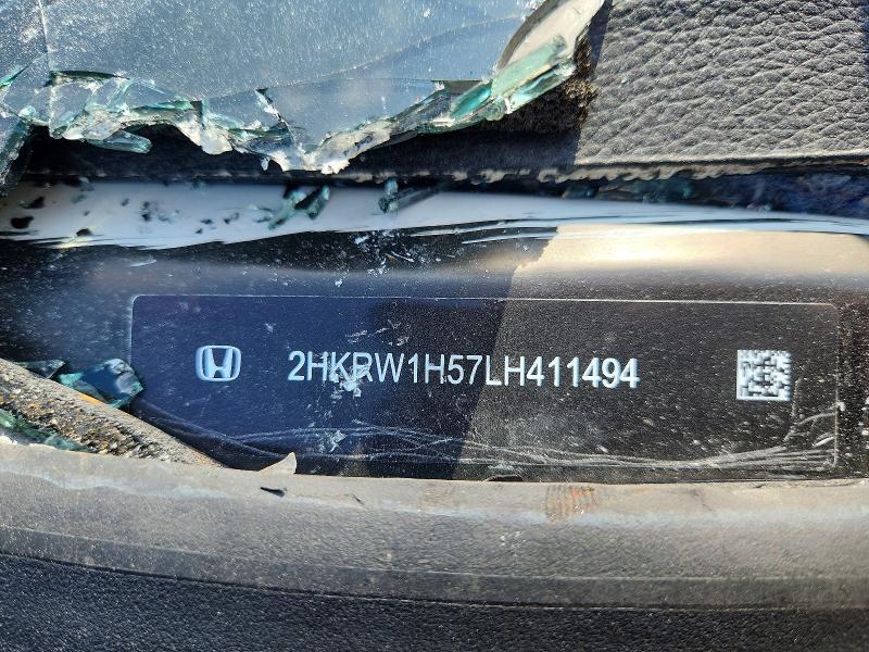 Продаж на аукціоні авто 2020 Honda Cr-v, vin: 2HKRW1H57LH411494, номер лоту: 57901656