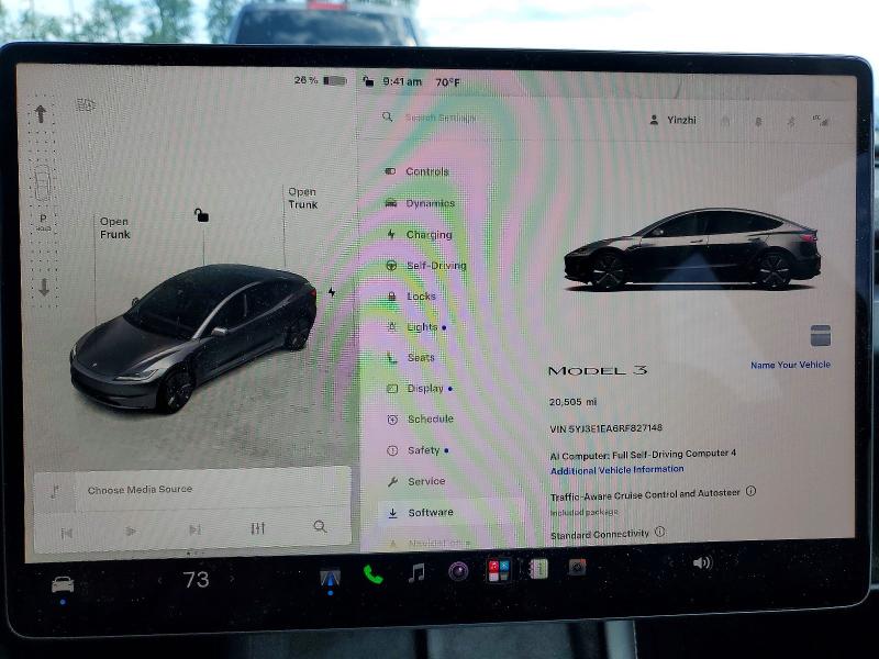 Aukcja sprzedaży 2024 Tesla Model 3, vin: 5YJ3E1EA6RF827148, numer aukcji: 58440496