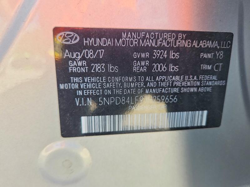2018 Hyundai Elantra მანქანა იყიდება აუქციონზე, vin: 5NPD84LF9JH259656, აუქციონის ნომერი: 57228076