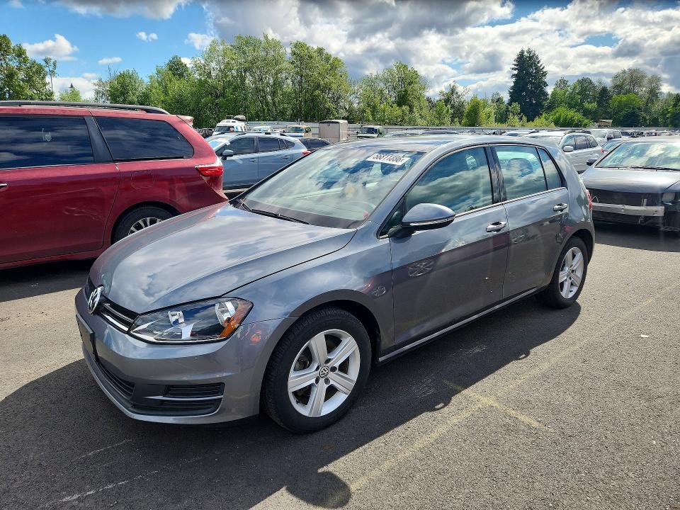 2017 Volkswagen Golf მანქანა იყიდება აუქციონზე, vin: 3VW217AU6HM002972, აუქციონის ნომერი: 56811886