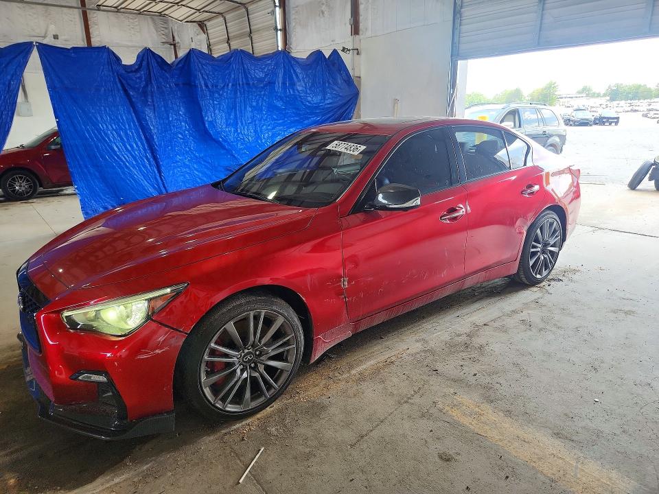 58774836 :رقم المزاد ، JN1FV7DR4MM880490 vin ، 2021 Infiniti Q50 مزاد بيع