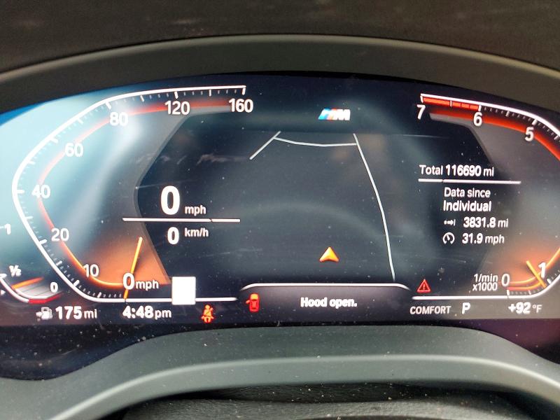 56173136 :رقم المزاد ، 5UX2V1C01M9E46284 vin ، 2021 Bmw X4 مزاد بيع