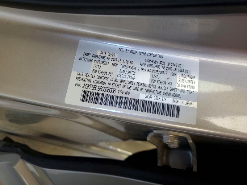 Продаж на аукціоні авто 2025 Mazda Cx-5, vin: JM3KFBBL9S0696006, номер лоту: 58445456