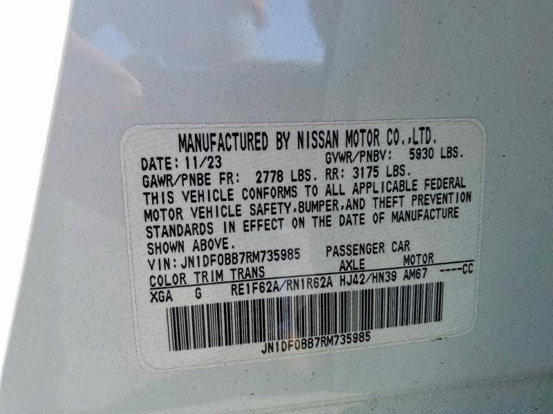 Продаж на аукціоні авто 2024 Nissan Ariya, vin: JN1DF0BB7RM735985, номер лоту: 58496756