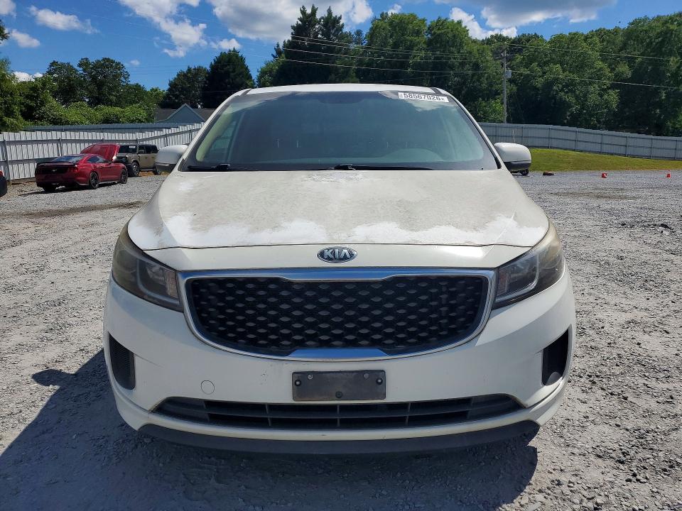 2015 Kia Sedona მანქანა იყიდება აუქციონზე, vin: KNDMB5C13F6055142, აუქციონის ნომერი: 58567026