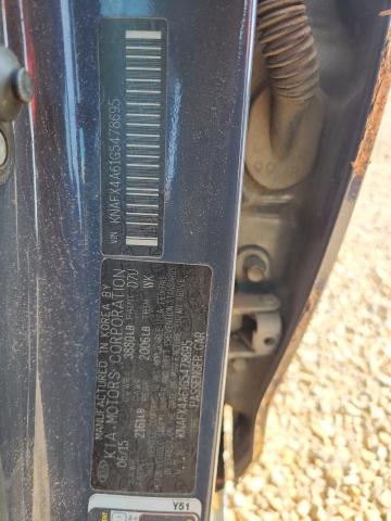57017256 :رقم المزاد ، KNAFX4A61G5478695 vin ، 2016 Kia Forte مزاد بيع