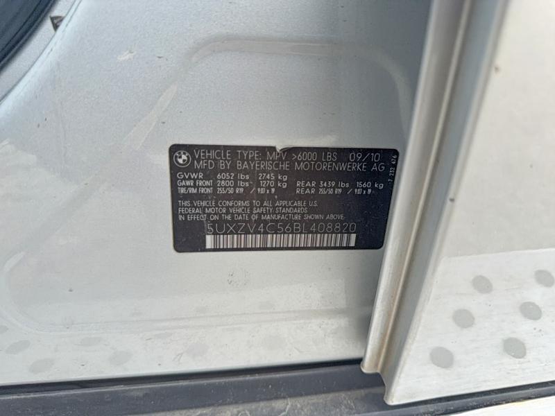 Продаж на аукціоні авто 2011 Bmw X5, vin: 5UXZV4C56BL408820, номер лоту: 58319336
