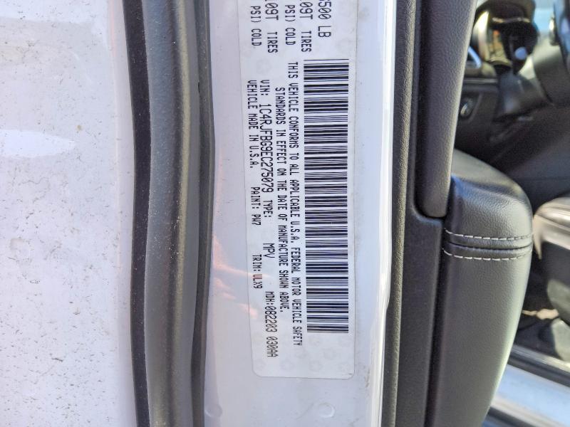 Продаж на аукціоні авто 2014 Jeep Grand Cherokee, vin: 1C4RJFBG9EC275079, номер лоту: 56265166