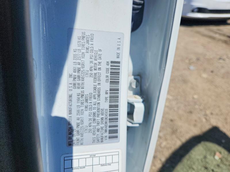 54946866 :رقم المزاد ، 7MMVABDM6SN345938 vin ، 2025 Mazda Cx-50 مزاد بيع