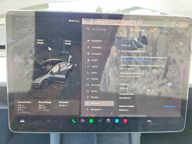 Aukcja sprzedaży 2022 Tesla Model 3, vin: 5YJ3E1EAXNF361024, numer aukcji: 57447416