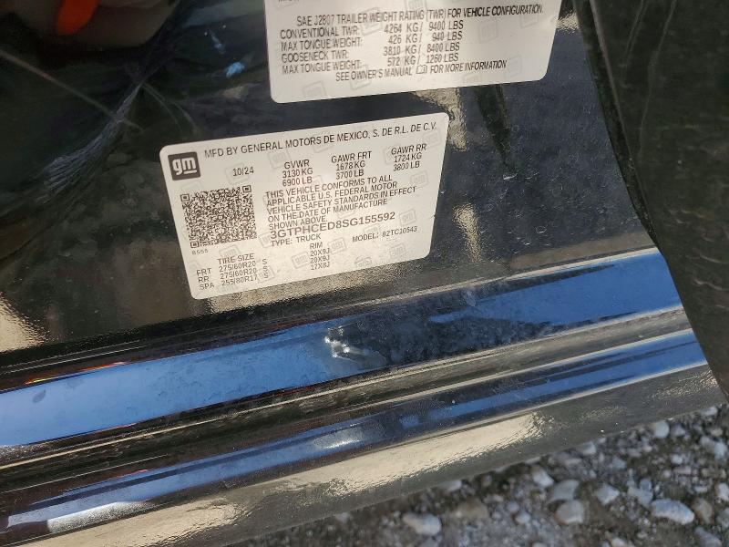 56872116 :رقم المزاد ، 3GTPHCED8SG155592 vin ، 2025 Gmc Sierra مزاد بيع