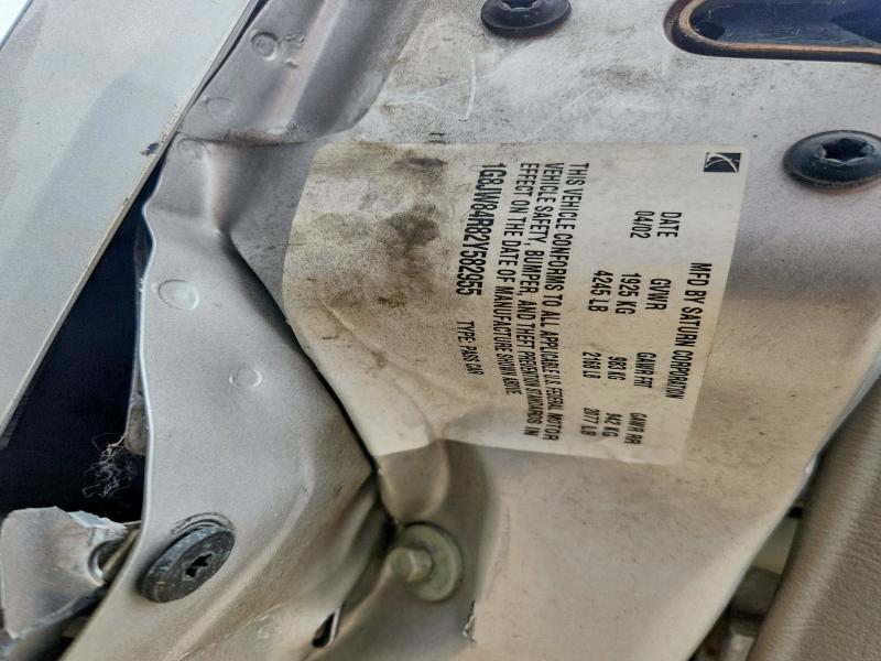 58288516 :رقم المزاد ، 1G8JW84R82Y582955 vin ، 2002 Saturn Lw300 مزاد بيع