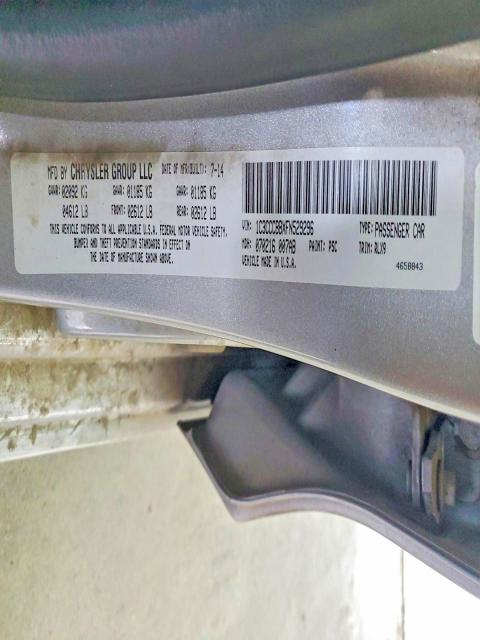 Продажа на аукционе авто 2015 Chrysler 200, vin: 1C3CCCBBXFN529296, номер лота: 56610946