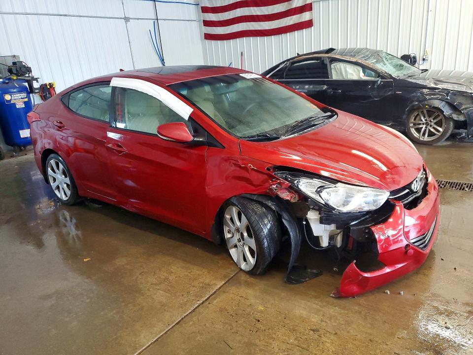 2012 Hyundai Elantra მანქანა იყიდება აუქციონზე, vin: KMHDH4AEXCU357092, აუქციონის ნომერი: 56649076