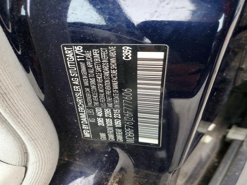 Aukcja sprzedaży 2006 Mercedes-benz C, vin: WDBRF76J26F777606, numer aukcji: 59237016