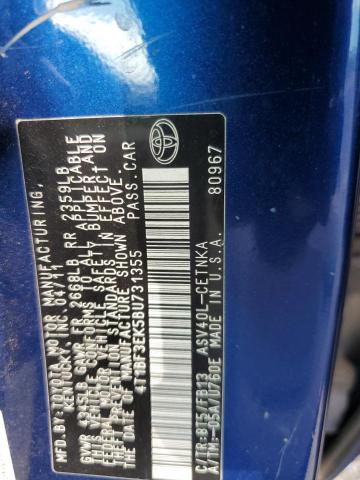 Aukcja sprzedaży 2011 Toyota Camry, vin: 4T1BF3EK5BU731355, numer aukcji: 57241866