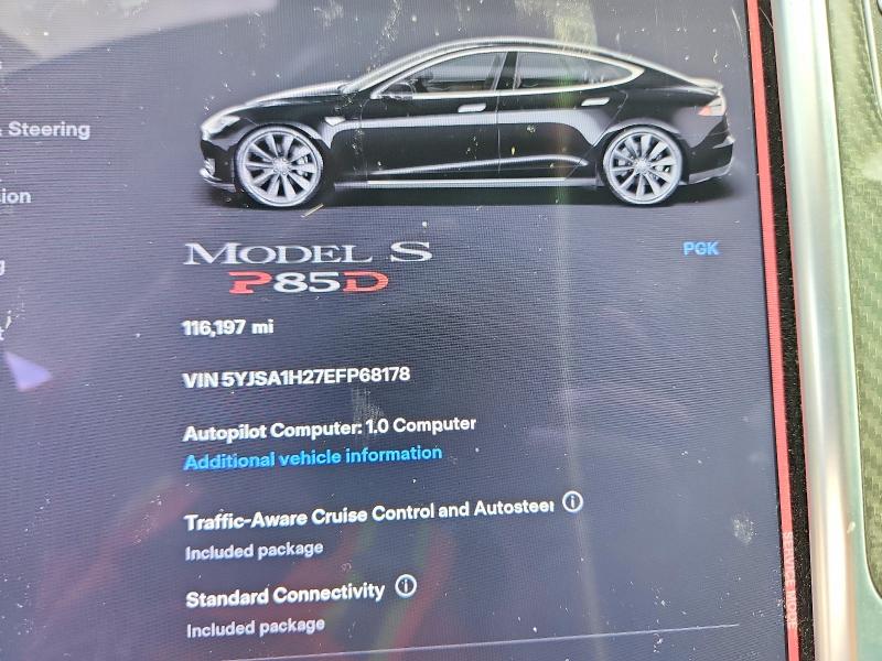 Продажа на аукционе авто 2014 Tesla Model S, vin: 5YJSA1H27EFP68178, номер лота: 56166646