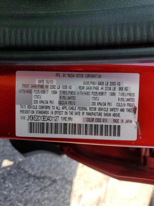 56618226 :رقم المزاد ، JM3KE2CY3E0401127 vin ، 2014 Mazda Cx-5 مزاد بيع