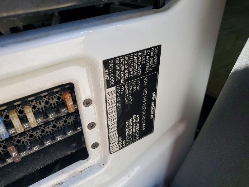 55783656 :رقم المزاد ، WD4PF1ED0KT013658 vin ، 2019 Mercedes-benz Sprinter مزاد بيع